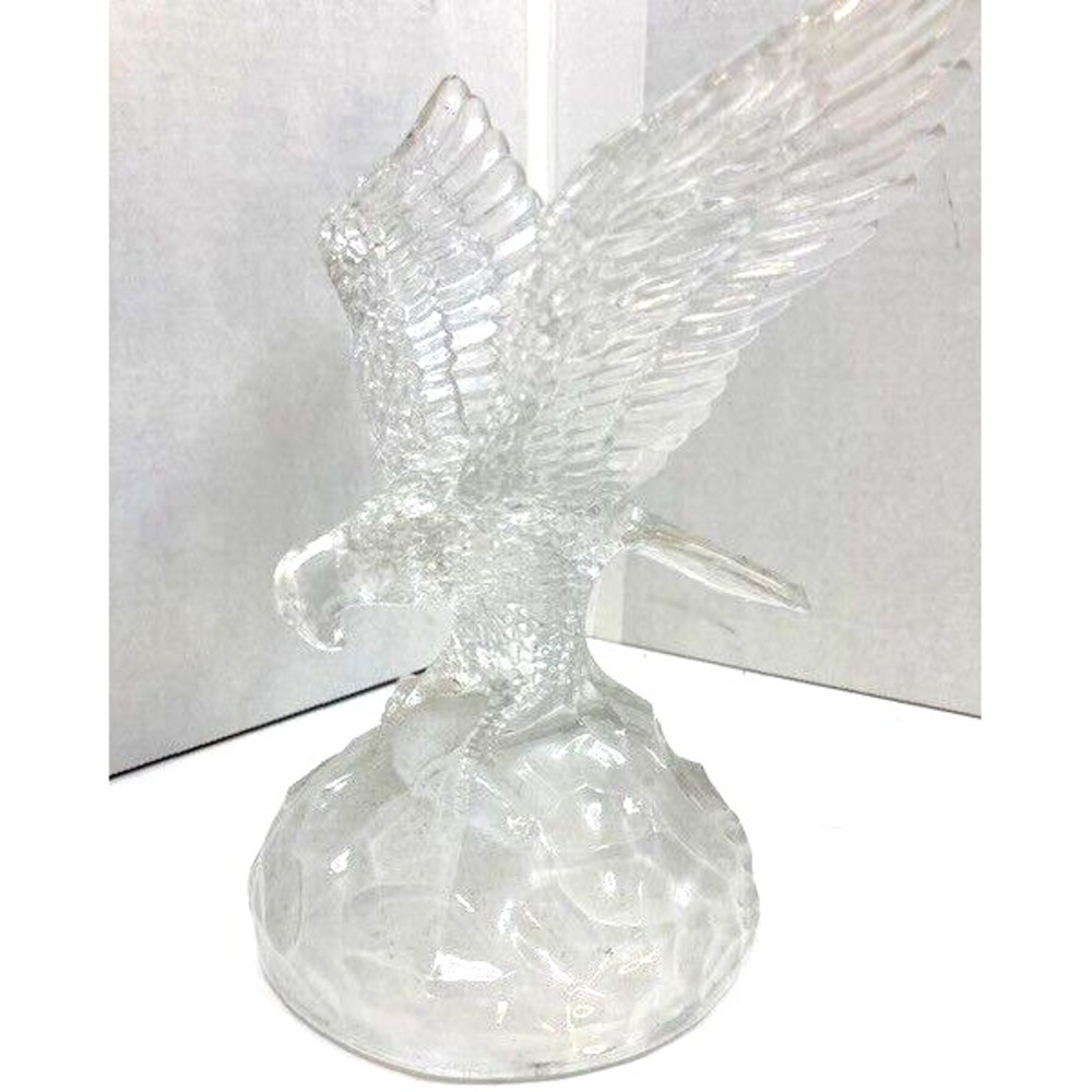 Vintage Cristal D'Arques Crystal Eagle Figurine 24%‎ Lead Crystal Made in France